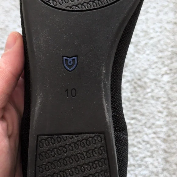 Rothy's The Point Black Flats Size 10 - Picture 3 of 4